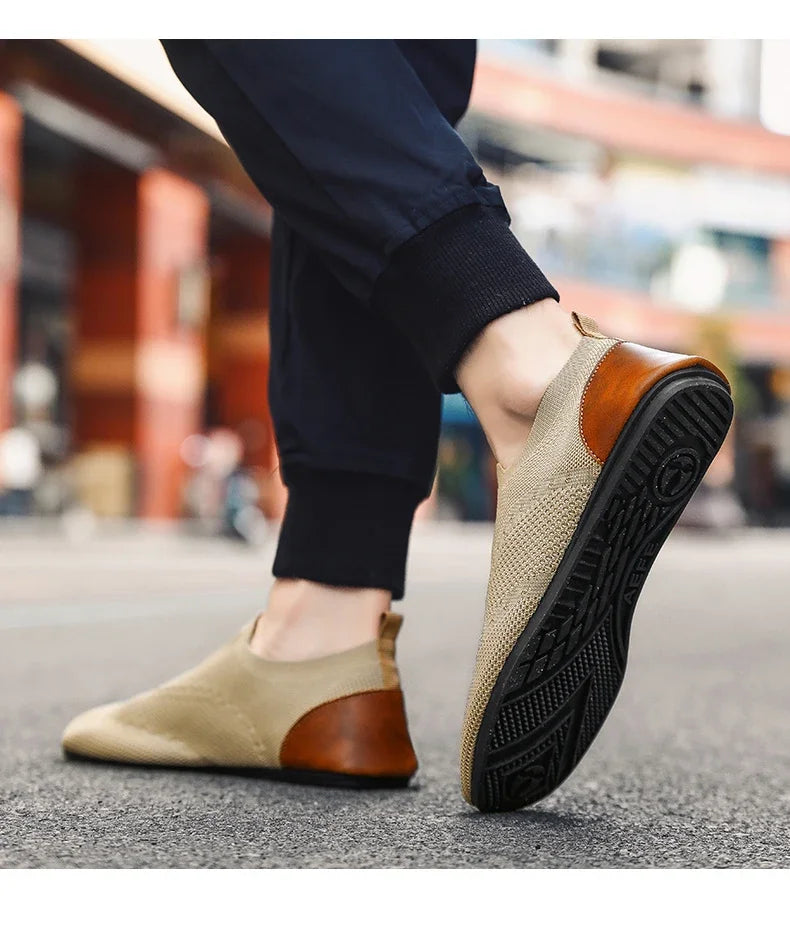 YRZL-Mocassins Légers pour Homme, Chaussures Plates Astronomiques, Conduite, Marche, Sans Lacets, Loisirs, Paresseux, 2024