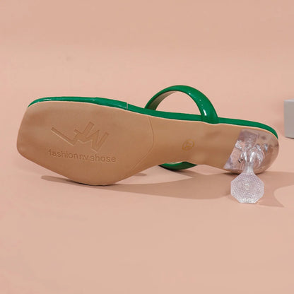 Sandales à Talons Hauts et Bande Étroite pour Femme, Chaussures de ix, Nouvelle Collection