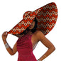 Chapeau de plage africain pour femmes, casquette Ankara à large bord, protection solaire, produit personnalisé, mode estivale