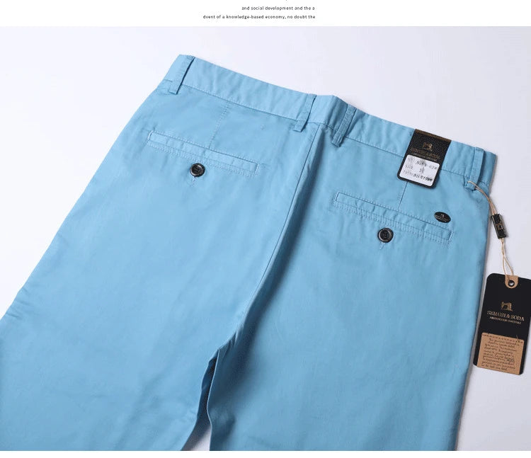 Pantalon décontracté en coton pour homme, jean droit, jean classique multicolore, mode d'affaires, confortable, printemps, été, nouveau, 2024