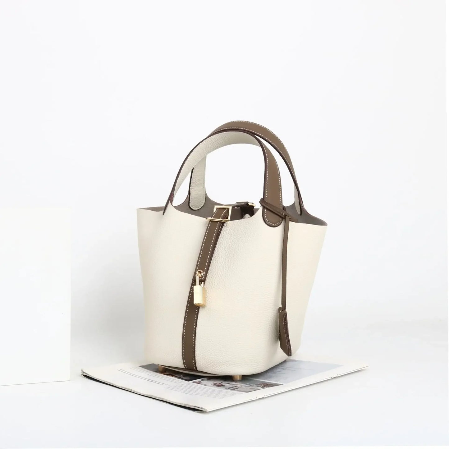 Sac à main en cuir de vache souple, panier de couche de sauna XVI, sac de détermination durable, fabriqué en Chine, nouvelle mode, 2024, E27