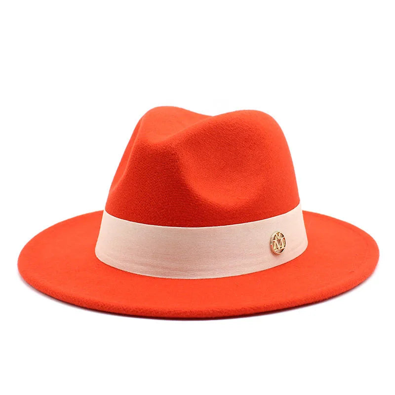 Nouveau chapeau Fedora pour femmes hiver élégant mode formelle mariage décorer église casquette Panama fête Jazz chapeau chapeau femme