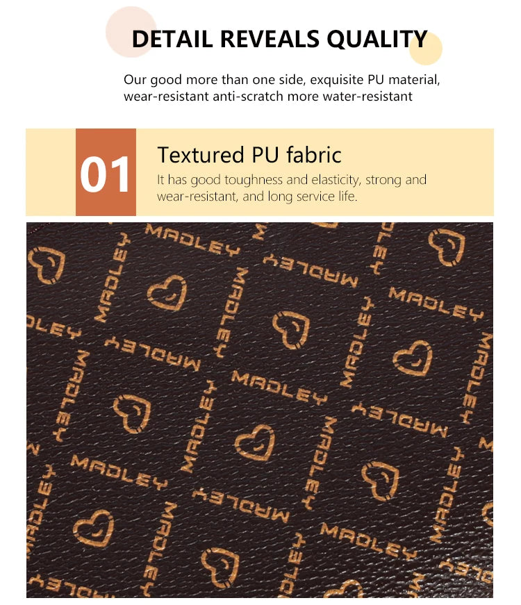 Portefeuille long simple de grande capacité, Sac à fermeture éclair en simili cuir, Sac d'embrayage multifonctionnel décontracté