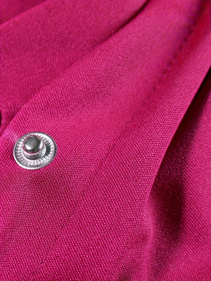 Veste de Baseball Pop de couleur Pure pour femmes, costume de sport à simple boutonnage, deux pi, printemps et automne, Europe et états-unis