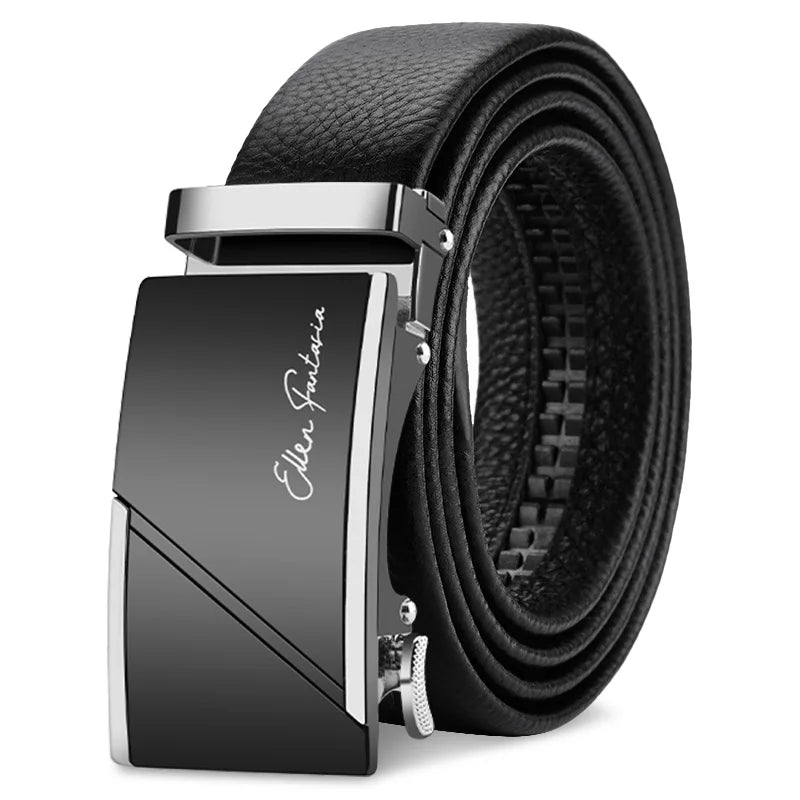 OYIFAN hommes ceinture en cuir véritable ceinture pour hommes ceintures automatiques ceinture réglable ceintures d'affaires
