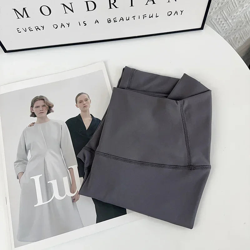 Offre spéciale Fitness femme Leggings pantalons de course sensation nue Leggings taille haute Push Up Sport femmes Fitness course Yoga pantalon