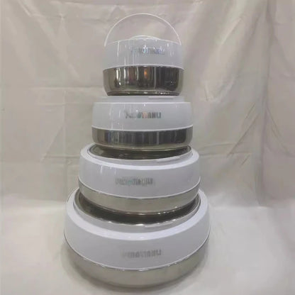 Conteneur de stockage des aliments, boîte à déjeuner Bento en plastique, Thermos pour aliments chauds, boîte de conservation des aliments, accessoires de cuisine 4 pièces