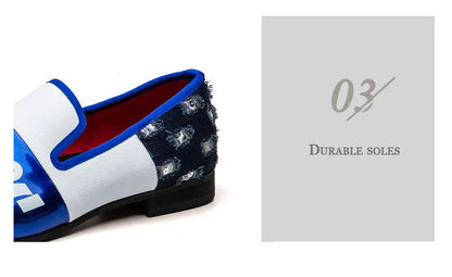 Mocassins formels à enfiler pour hommes, chaussures plates pour hommes, mocassins blancs, chaussures de conduite décontractées, impression de mode, style moderne, nouveau, 2024