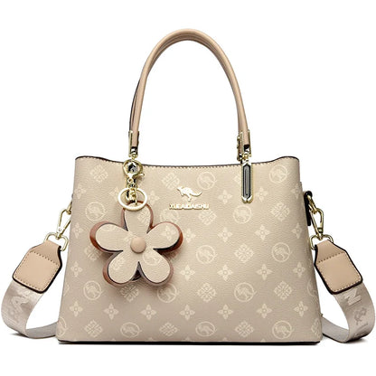 Sacs à poignée supérieure imprimés pour femmes, Sac à main en cuir de bonne qualité, Sac à bandoulière de luxe de styliste pour dames, Sac de banlieue