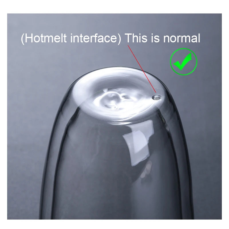 Tasse en verre à Double paroi résistante à la chaleur, 80-650Ml, bière, lait, café, eau, tasse transparente, vente en gros, service à boissons en verre, cadeau