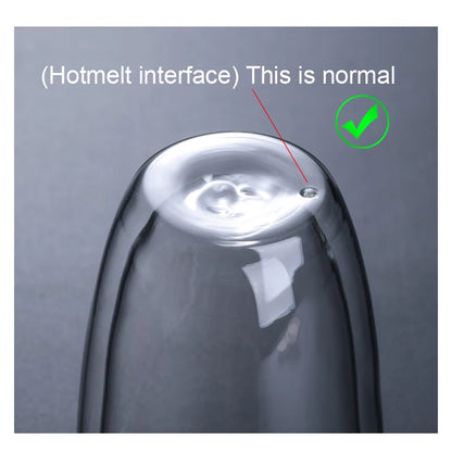 Tasse en verre à Double paroi résistante à la chaleur, 80-650Ml, bière, lait, café, eau, tasse transparente, vente en gros, service à boissons en verre, cadeau