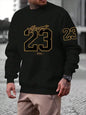 23 USA Art lettre Design homme vêtements Style de rue polaire sweats automne décontracté sweats à capuche à la mode col rond pulls