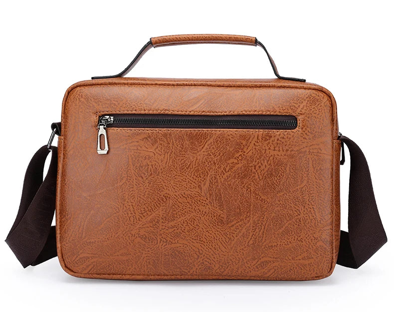 Sacs de messager de marque kangourou de luxe hommes en cuir sac à bandoulière décontracté pour hommes marron noir sac à bandoulière d'affaires sac à main masculin