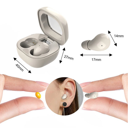 Mini écouteurs invisibles TWS Bluetooth 5.3, oreillettes sans fil, hi-fi, stéréo, réduction du bruit, pour iphone Xiaomi