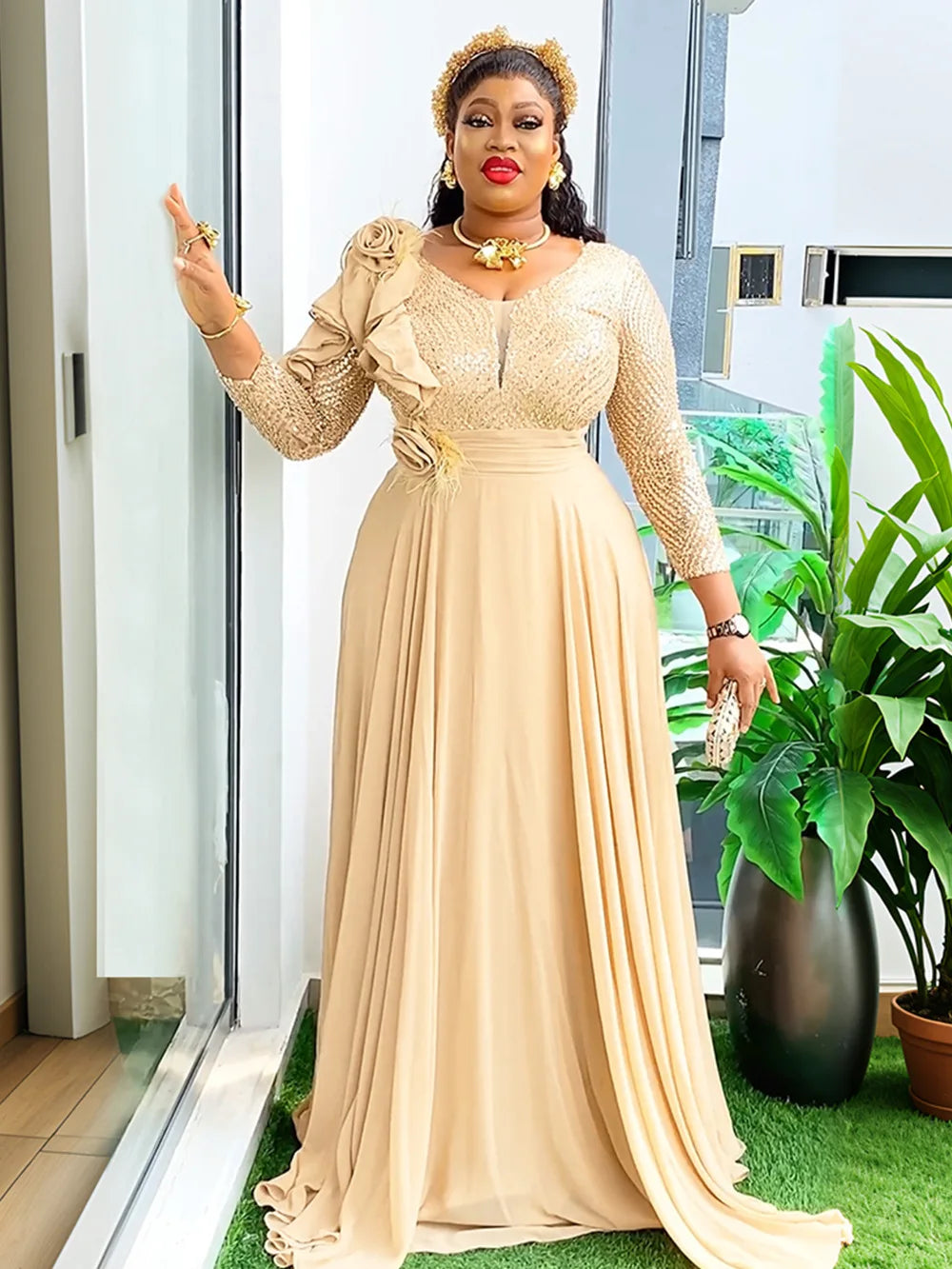 Robes de soirée de mariage africaines grande taille pour femmes, Dashiki Ankara, Robe de soirée élégante, tenue de noël, vêtements africains, 2025