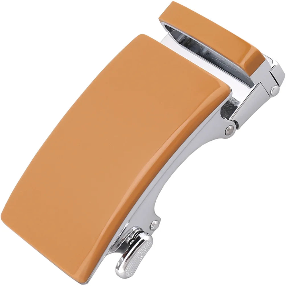 Ceinture en alliage métallique pour hommes, 3.5cm, boucle automatique à dégagement rapide, Clip de ceinture d'affaires, sans trous, boucle de ceinture en cuir bleu rouge