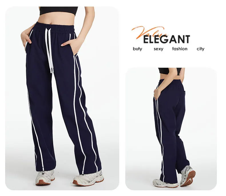 Pantalon de sport pour femmes en été Cool coupe-vent en plein air alpinisme ample décontracté pantalon à jambes larges pantalon de Protection solaire