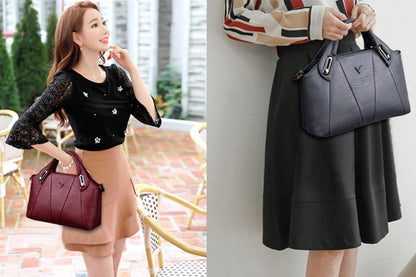 Sacs à main en cuir souple pour femmes, sac à bandoulière initié, sac fourre-tout décontracté, haute qualité, créateur de luxe, mode pour dames, 2024