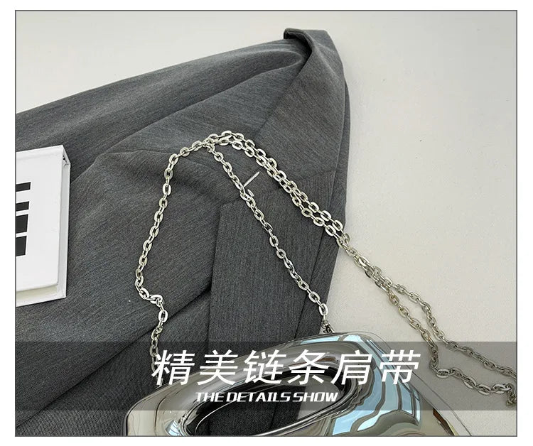 Sac à main hobo en acrylique doré pour femme, sac à main de plage transparent, sac à main de soirée, poignée supérieure ronde, fête de mariage, designer de luxe