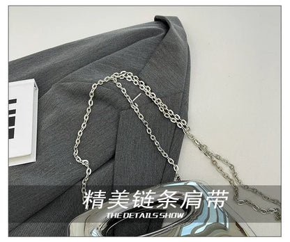 Sac à main hobo en acrylique doré pour femme, sac à main de plage transparent, sac à main de soirée, poignée supérieure ronde, fête de mariage, designer de luxe