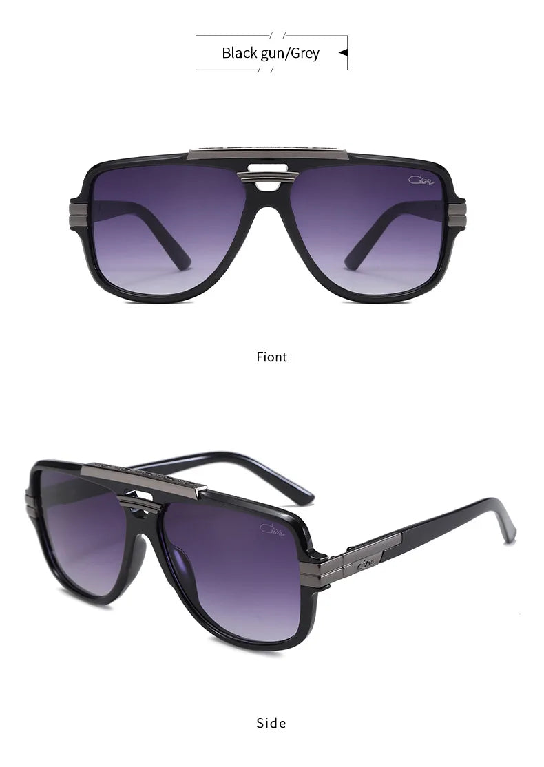 Cazal Lunettes de soleil Protection UV400 Lunettes de mode unisexes élégantes pour hommes femmes 8037