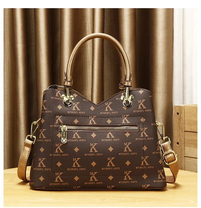 Sac à bandoulière élégant pour maman, 11.2 pouces (28cm), fourre-tout à la mode avec matériau PU de haute qualité