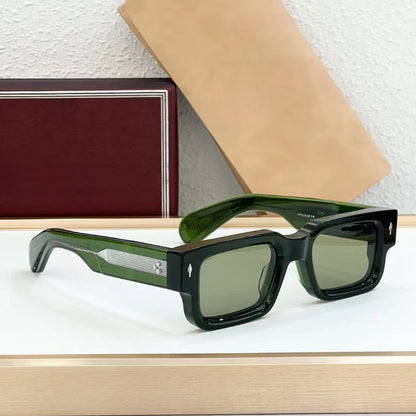 JMM ASCARlI lunettes de soleil carrées en acétate UV400 2025 lunettes photochromiques vintage de luxe pour hommes femmes voyage en plein air avec étui