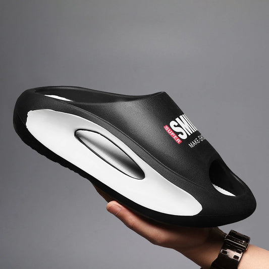 Chaussons pour hommes EVA pantoufles nouvel été décontracté hommes chaussures de plage mode doux antidérapant pantoufle plate-forme pantoufles à enfiler pour hommes