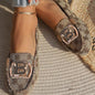 Mocassins pour femmes, sandales de bateau de conduite, décor de luxe, motif de mode, chaussures plates à enfiler, Sexy, élégantes, plates, confortables, décontractées, pour le bureau