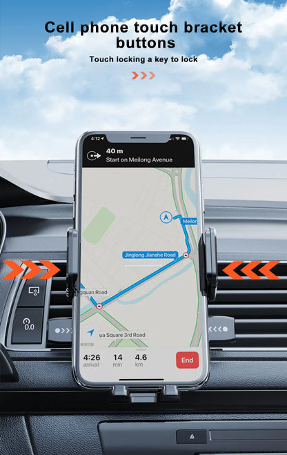 SEAMETAL-Support universel pour téléphone portable, tableau Prada, navigation GPS, pare-brise de bureau