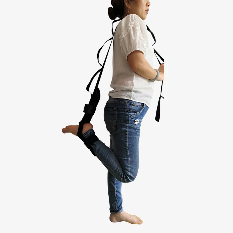 Bande d'étirement des jambes de yoga, flexible, soin des pieds, appareil d'entraînement pour fasciite plantaire