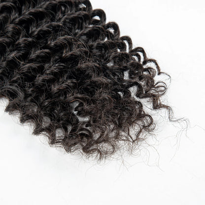 100 gramme/paquet pré-séparé Crochet cheveux humains vague profonde en vrac Invisible sans noeud Crochet Extensions de cheveux humains pour les femmes noires