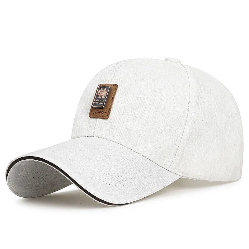 Casquettes de baseball avec étiquette lettre pour hommes et femmes, chapeaux Snapback, vêtements de travail réglables, visière de sport en plein air, couple, mode