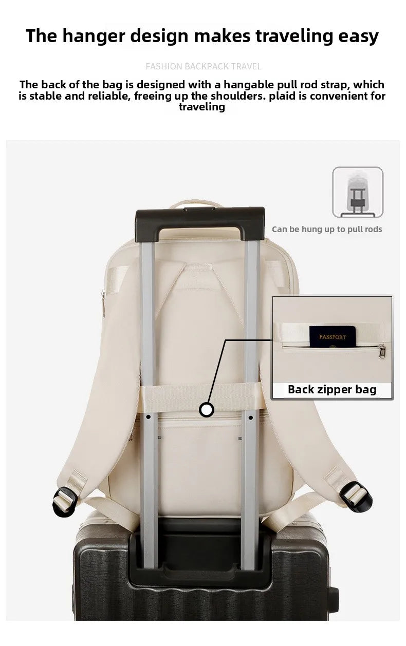 Sac à dos pour hommes et femmes, bagage à main 40x20x25, sac de cabine léger pour avion, sac à dos de voyage étanche pour ordinateur portable