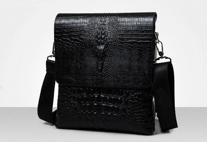 Marque de luxe sac de messager hommes en cuir affaires Alligator sac à bandoulière mâle sacoche décontractée Crocodile Grain sac à bandoulière pour hommes
