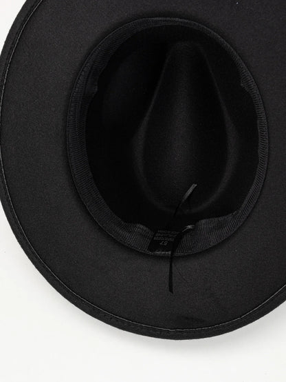 Nouveaux chapeaux à grands bords pour hommes et femmes, chapeaux de jazz en laine à la mode, chapeaux haut de style anglais, automne et hiver