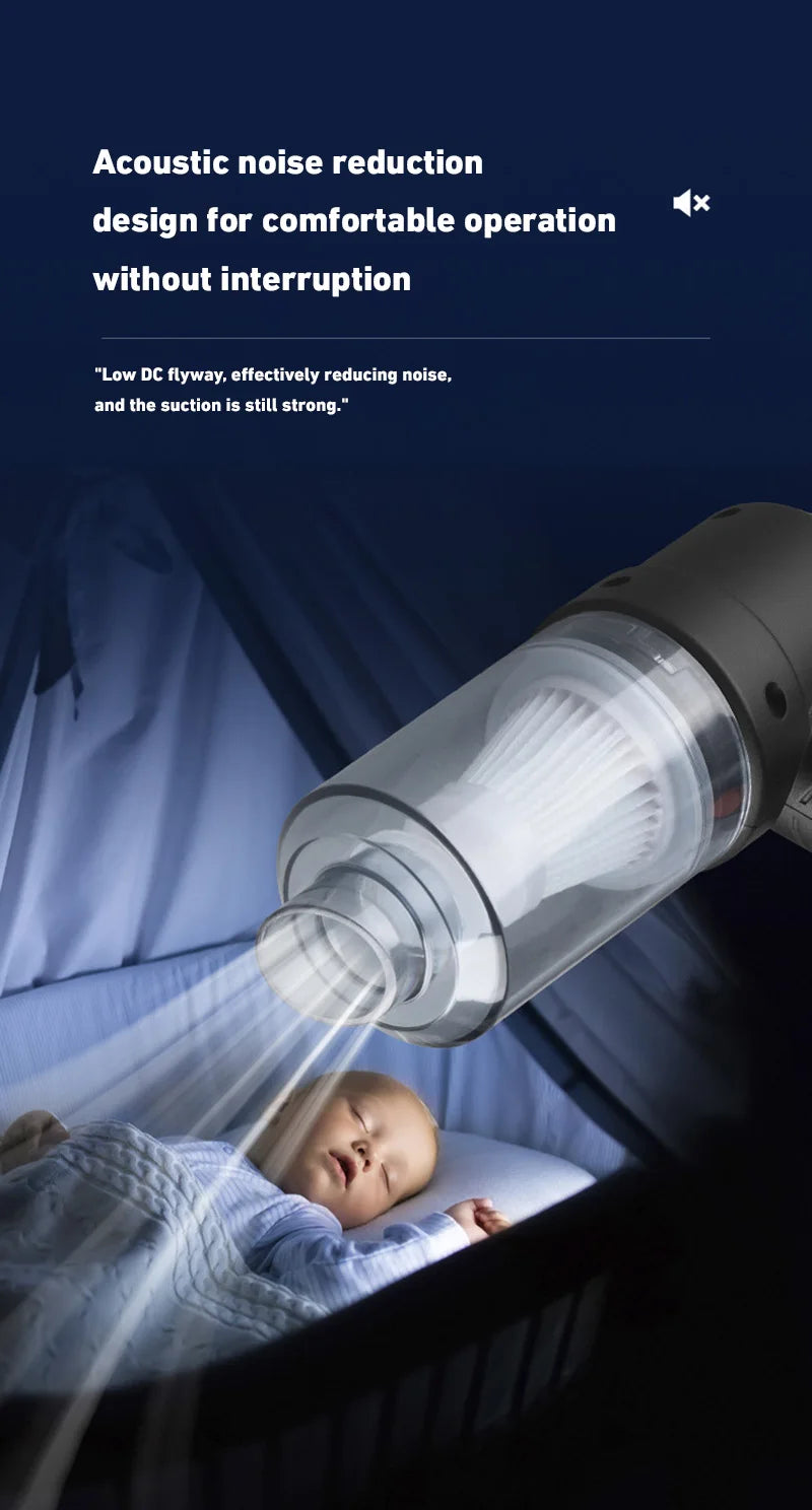 Xiaomi 2990000Pa aspirateur de voiture sans fil aspirateur portable sans fil aspirateur automatique haute puissance pour le bureau à domicile