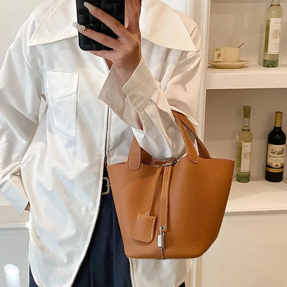 Sac à main en cuir PU pour femmes, Design Unique haut de gamme, offre spéciale de la saison, sac seau tendance, polyvalent à la mode, Si