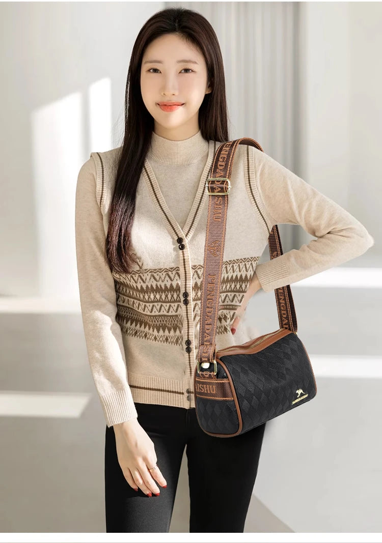 Sac à bandoulière pour femme, sac à main Messenger, initié