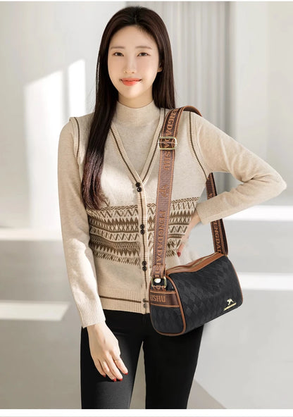 Sac à bandoulière pour femme, sac à main Messenger, initié