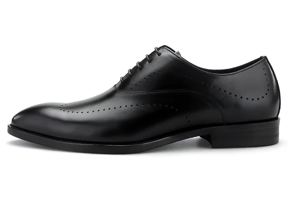 Chaussures Oxford en cuir véritable pour hommes, chaussures de haute qualité, faites à la main, pleine fleur, pour les affaires, décontractées, pour la vie quotidienne, 2024