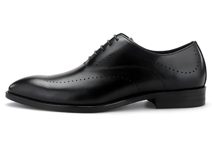 Chaussures Oxford en cuir véritable pour hommes, chaussures de haute qualité, faites à la main, pleine fleur, pour les affaires, décontractées, pour la vie quotidienne, 2024