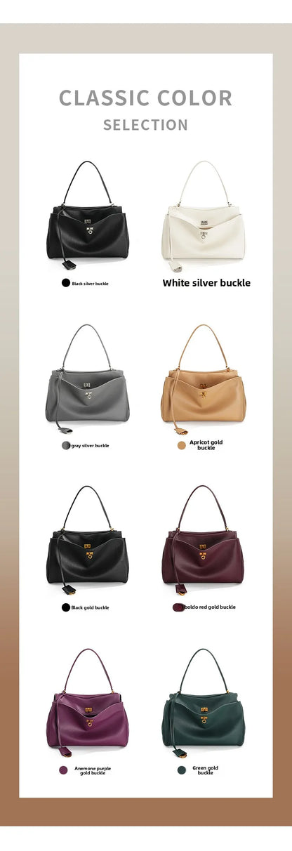 2025 Rodeo cuir grande capacité sac fourre-tout de banlieue sac à main à bandoulière unique sac à bandoulière sous les bras pour les déplacements élégants