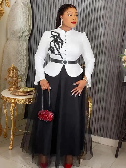 Robes africaines élégantes pour femmes, vêtements africains, grande taille, Robe longue de fête de mariage turque, Dashiki Ankara, nouvelle collection 2025