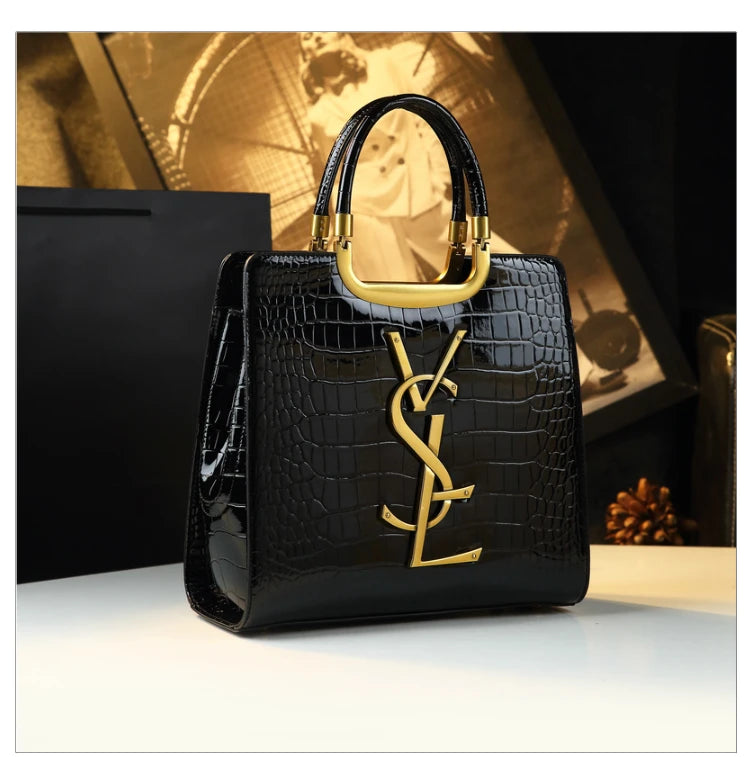 Sac à main de luxe léger de haute qualité, fourre-tout à la mode pour femmes, imprimé crocodile, sac à bandoulière simple, nouvelle collection automne et hiver 2024