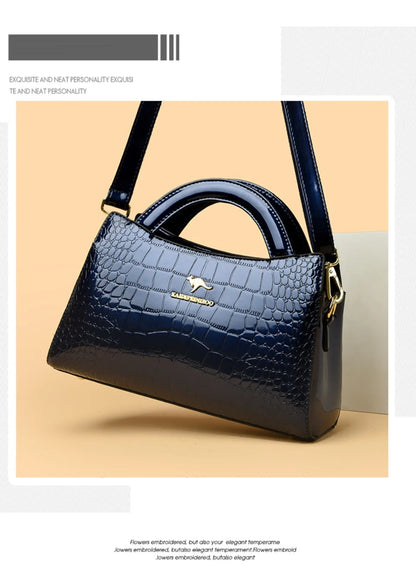 KAIDIFEINIROO marque kangourou Alligator Pu cuir épaule sac à bandoulière pochette sacs à main pour mère petites femmes sacs à main nouveau