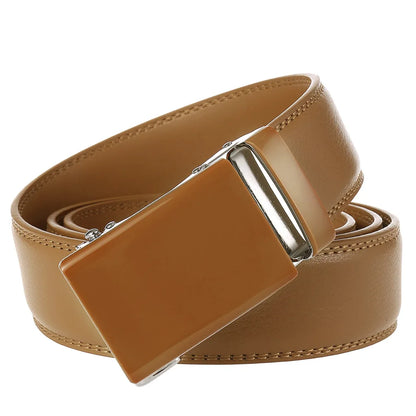 Nouveaux hommes ceinture mode alliage automatique boucle ceinture affaires décontracté décoration ceinture hommes ceintures 3.5 cm noir bleu rouge café