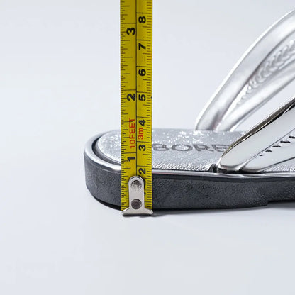 "Sandales tongs pour femmes avec strass, diapositives décontractées de plage pour vêtements d'extérieur, semelles plates et pantoufles d'été"