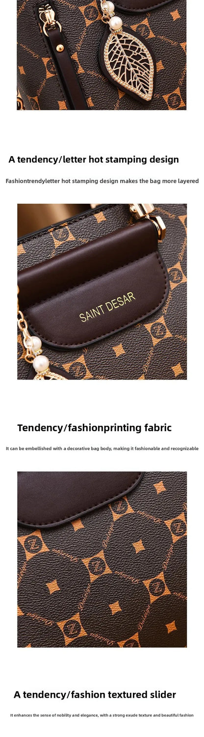 Sac à main à la mode de grande capacité pour femmes, petit sac à bandoulière pour dames et mères d'âge moyen