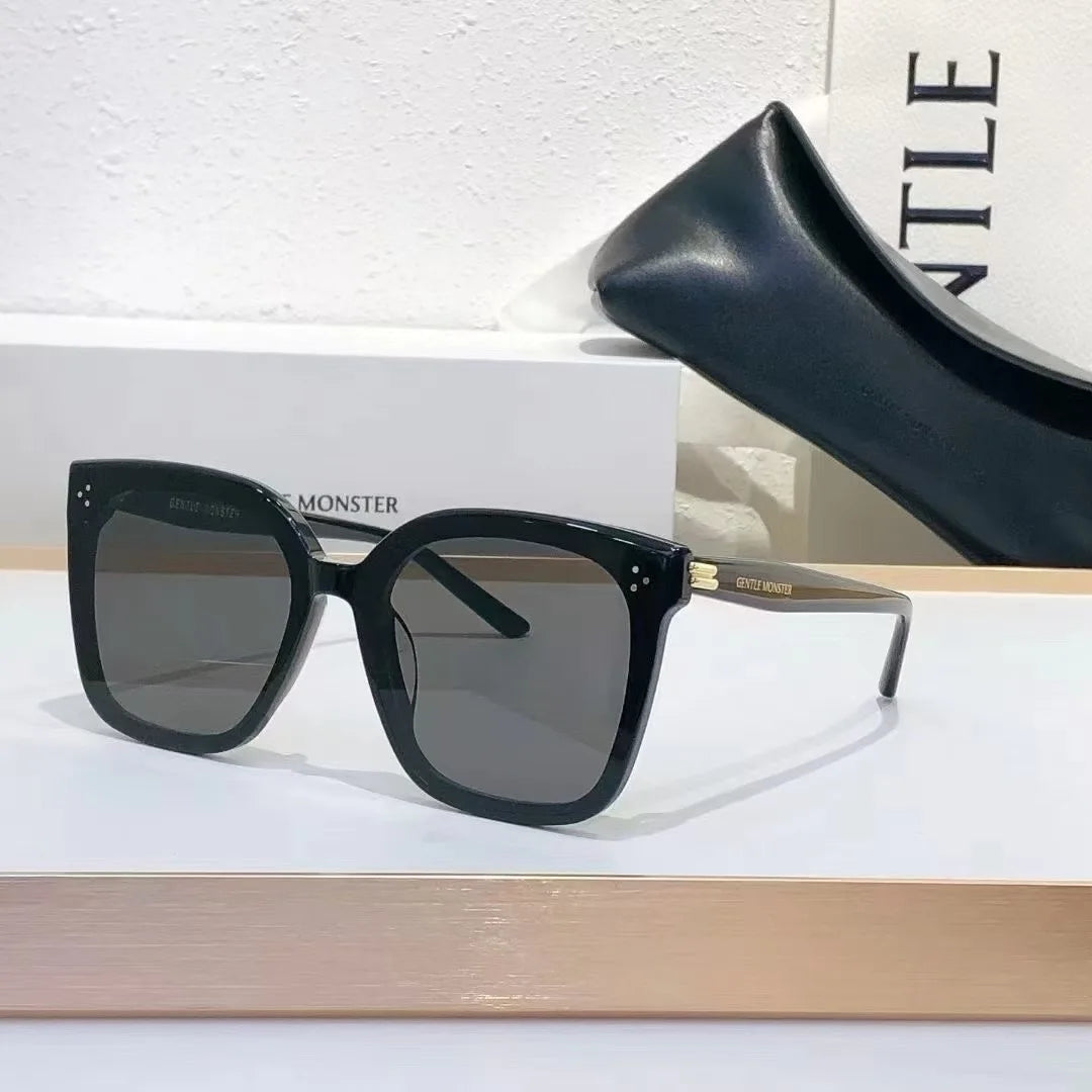 GM nouveau HER 2025 nouveau GM Style carré lunettes de soleil surdimensionné UV400 Protection cadre flatteur unisexe lunettes de soleil pour hommes femmes